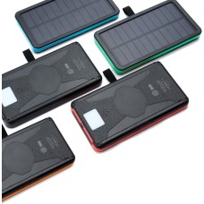 CACTUS Мобильный аккумулятор CS-PBFSPT-10000 10000mAh 3A 2xUSB солн.бат. черный