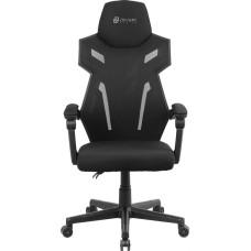 Кресло компьютерное игровое OKLICK Кресло игровое 111G, на колесиках, сетка/ткань, черный [1892164]