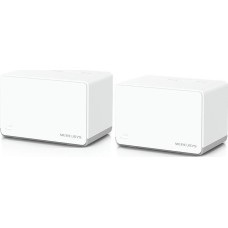 MERCUSYS Бесшовный Mesh роутер Halo H70X (HALO H70X(2-PACK)) AX1800 10/100/1000BASE-TX белый (упак.:2шт)