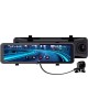 TRENDVISION Видеорегистратор CarPlay Mirror, черный