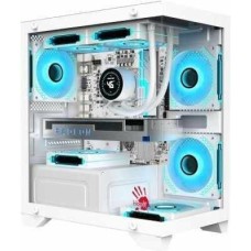 BLOODY Корпус mATX BD-CC105, Midi-Tower, без БП, белый [bd-cc105-wh]