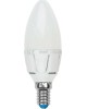 Лампа светодиодная UNIEL (UL-00002413) LED-C37 7W/WW/E14 свеча Теплый белый свет