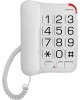 Телефон проводной TEXET TX-201 белый