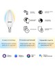 GAUSS Умная лампа IoT Smart Home E14 5Вт 470lm Wi-Fi (упак.:1шт) (1110112)