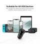 UGREEN Автомобильное зарядное устройство ED018 (50875) Dual USB Car Charger с двумя разъемами USB-A. Цвет: черный
