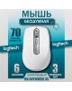 LOGITECH Мышь беспроводная MX Anywhere 3S, Bluetooth/Радио, оптическая, USB, USB-C, 8000dpi, светло-серый [910-006939]