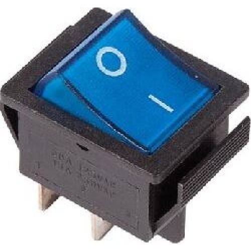 Выключатель-кнопка REXANT (36-2331) выключатель клавишный (RWB-502, SC-767, IRS-201-1) синий (50)