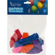 Шарик надувной ВОЛШЕБНАЯ СТРАНА Шарики воздушные 25 см, 10 шт (007152)