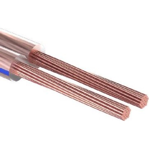 Кабель акустический REXANT (01-6206-3-10) 2Х1,50 ММ2 ПРОЗРАЧНЫЙ BLUELINE (М. БУХ 10 М)