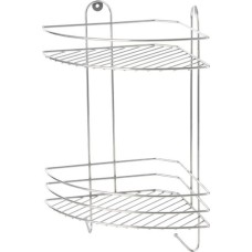 Полка угловая РЫЖИЙ КОТ Полка угловая двухъярусная Vento Plus 23*23*41,5 см хром (310848)