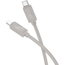 Кабель BOROFONE (6941991114861) BX109 2.4A PD 27W Type-C Lightning 8-pin 1 m серый
