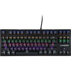 SUNWIND Клавиатура SW-K900G механическая черный USB Multimedia for gamer LED