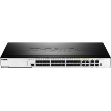 D-LINK Коммутатор DGS-3000-28SC/A1A 4x1Гбит/с 4xКомбо(1000BASE-T/SFP) 20SFP 4SFP+ управляемый