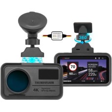TRENDVISION Видеорегистратор TDR-725 Real 4K, черный