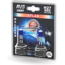 AVS Галогенная лампа ATLAS/5000К/ H27/880.12V.27W.блистер 2шт