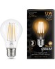 GAUSS Лампа светодиодная Filament 102902112 12Вт цок.:E27 груша 185B св.свеч.бел.теп. грушевидная (упак.:10шт)