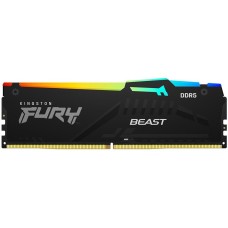KINGSTON Память DDR5 DIMM 32Gb, 5600 MHz, CL40, 1.1 В, FURY Beast RGB (KF556C40BBA-32)