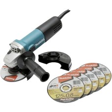 MAKITA Углошлифовальная машина 9558HNRX1 840Вт 11000об/мин рез.шпин.:M14 d=125мм