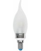 Лампа светодиодная UNIEL (UL-00002415) LED-CW37 7W/NW/E14 свеча на ветру Белый свет