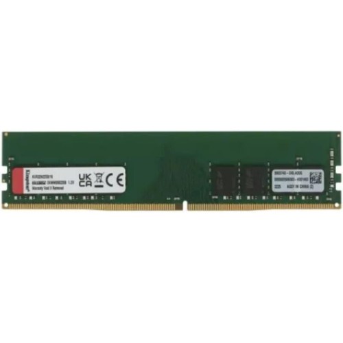 Kingston DDR4 DIMM 16GB KVR32N22S8/16 PC4-25600, 3200MHz, CL22 Kingston DDR4 DIMM 16GB KVR32N22S8/16 PC4-25600, 3200MHz, CL22