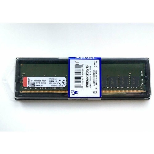 Kingston DDR4 DIMM 16GB KVR32N22S8/16 PC4-25600, 3200MHz, CL22 Kingston DDR4 DIMM 16GB KVR32N22S8/16 PC4-25600, 3200MHz, CL22