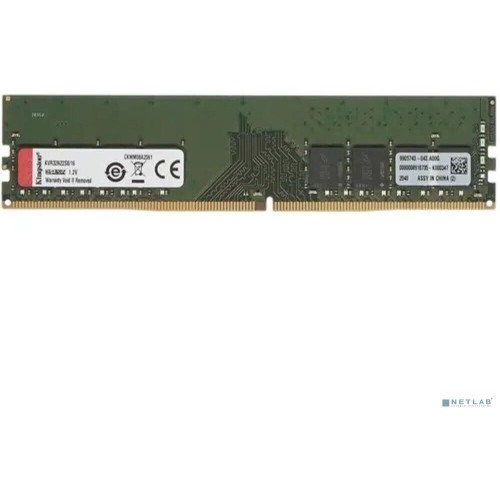 Kingston DDR4 DIMM 16GB KVR32N22S8/16 PC4-25600, 3200MHz, CL22 Kingston DDR4 DIMM 16GB KVR32N22S8/16 PC4-25600, 3200MHz, CL22