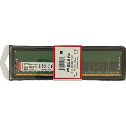 Kingston DDR4 DIMM 16GB KVR32N22S8/16 PC4-25600, 3200MHz, CL22 Kingston DDR4 DIMM 16GB KVR32N22S8/16 PC4-25600, 3200MHz, CL22