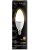 GAUSS Лампа светодиодная Black 6.5Вт цок.:E14 свеча 220B 3000K св.свеч.бел.теп. C37 (упак.:10шт) (103101107)