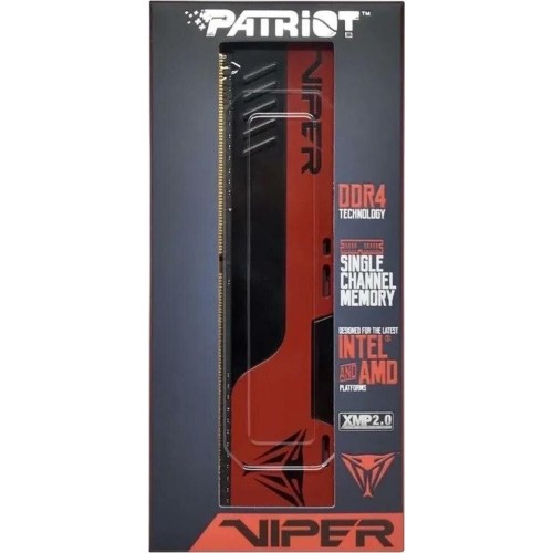 PATRIOT Память DDR4 32GB 3600MHz PVE2432G360C0 Viper Elite II RTL Gaming PC4-28800 CL20 DIMM 288-pin 1.35В с радиатором Ret PATRIOT Память DDR4 32GB 3600MHz PVE2432G360C0 Viper Elite II RTL Gaming PC4-28800 CL20 DIMM 288-pin 1.35В с радиатором Ret