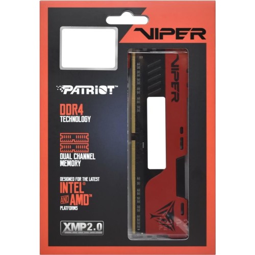 PATRIOT Память DDR4 32GB 3600MHz PVE2432G360C0 Viper Elite II RTL Gaming PC4-28800 CL20 DIMM 288-pin 1.35В с радиатором Ret PATRIOT Память DDR4 32GB 3600MHz PVE2432G360C0 Viper Elite II RTL Gaming PC4-28800 CL20 DIMM 288-pin 1.35В с радиатором Ret