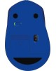LOGITECH Мышь M330 Silent Plus синий оптическая 1000dpi silent беспров. USB 2but (910-004925)
