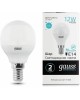 GAUSS Упаковка ламп LED E14, шар, 12Вт, 10 шт. [53122]