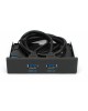 Gembird FP3.5-USB3-2A