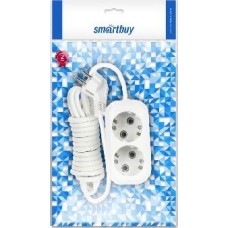 удлинитель с заземлением SMARTBUY (SBE-16-2-02-Z) 2 гнз х 2,0 м (16А/3.5кВт, ПВС 3х1.0)