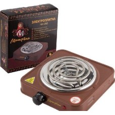 Плитка электрическая МАТРЁНА МА-060 коричневый однокомфорочная