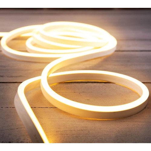 Комплект неона NEON-NIGHT (131-006) ГИБКИЙ НЕОН LED SMD 8Х16 ММ, ДВУХСТОРОННИЙ, ТЕПЛЫЙ БЕЛЫЙ, 120 LED/М, 5 М