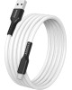 Кабель SMARTBUY (iK-12-S21bw) S21 MicroUSB белый, 2.4 А, сил., 1 м