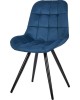 Стул обеденный POLINI Home Verona SM, синий-черный (2 кор.)