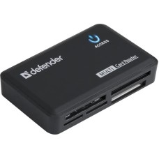 картридер DEFENDER (83501) Optimus USB 2.0, 5 слотов