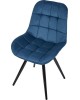 Стул обеденный POLINI Home Verona SM, синий-черный (2 кор.)