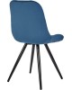 Стул обеденный POLINI Home Verona SM, синий-черный (2 кор.)