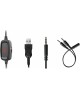 A4TECH Bloody G535P черный/серебристый 2м мониторные оголовье (G535P 4PIN+USB/BLACK+SILVER)