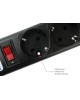 POWERCUBE SPG5-С5 5м (5 розеток) черный (коробка)