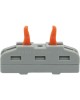 Клемма REXANT (07-5240-05) Клемма СМК 222-421 проходная 1 полюс (0,08-4 мм ), серая (5 шт./уп.)