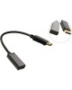 EXEGATE EX294706RUS Кабель-переходник DisplayPort-HDMI EX-DPM-HDMIF-0.1 (20M/19F, 0,1м)