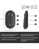 LOGITECH Мышь беспроводная Pebble M350, Bluetooth/Радио, оптическая, USB, 1000dpi, темно-серый [910-005576]