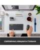 LOGITECH Мышь беспроводная Pebble M350, Bluetooth/Радио, оптическая, USB, 1000dpi, темно-серый [910-005576]