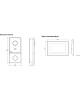 HIWATCH Комплект домофона DS-D100IKWF(B) белый