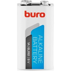 BURO Батарея Alkaline 6LR61 9V (1шт) блистер