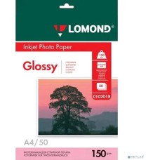 LOMOND 0102018 Глянцевая бумага 1х A4, 150г/м2 50 л.